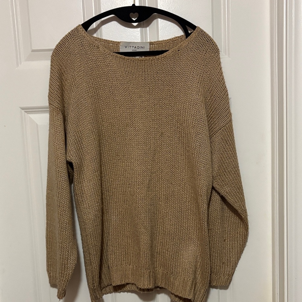 Women's Tan Sweater